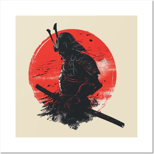 samurai Wall Art by weirdesigns